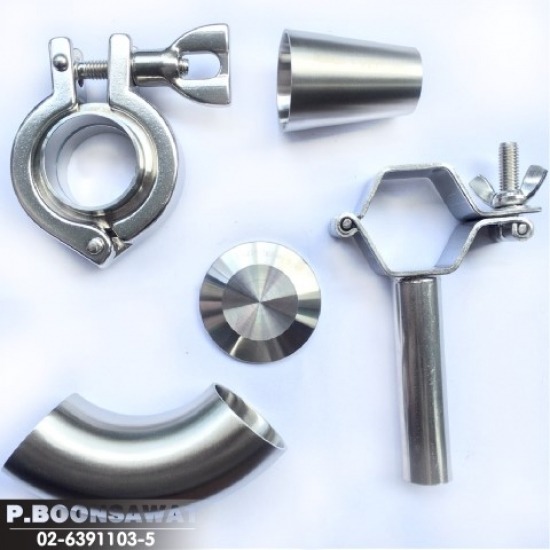อุปกรณ์เชื่อมฟู้ดเกรด Sanitary fitting, Food grade pipe fittings
