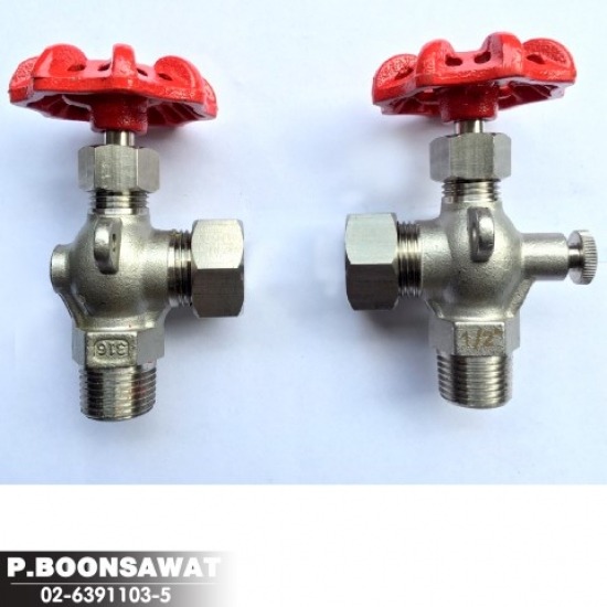 ก๊อกหลอดแก้วสแตนเลส Water level gauge - อุปกรณ์ประปา สแตนเลส ป.บุญสวัสดิ์