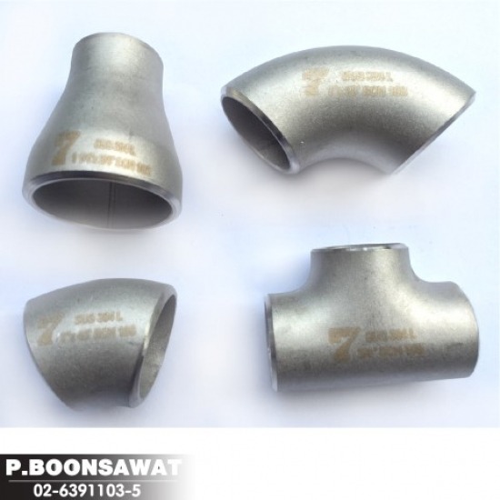 อุปกรณ์ประปาเชื่อม Welding fittings,stainless steel pipe